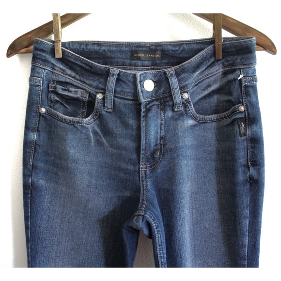 Silver Jeans NWOT Suki Mid Rise Straight Leg Jeans 26 2 - Picture 4 of 11